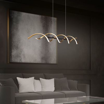 Mjeda visilica za blagovaonski stol dizajnerska, Sylvian, 45 W, LED white switch, s 3-stupanjskim prigušivanjem