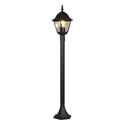Crna ulična lampa klasična, Lavina, IP44