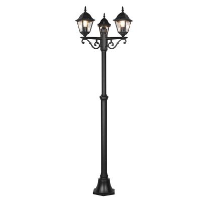 Crna ulična lampa klasična, Lavina, IP44