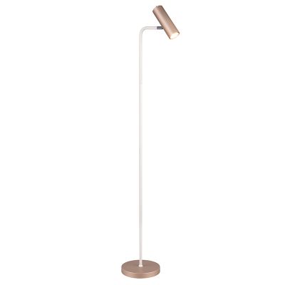 Smeđa podna lampa moderna, Kaso, s prekidačem