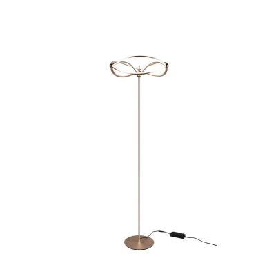 Mjeda podna lampa moderna, Remy, 31 W, LED 3000 K, s prekidačem