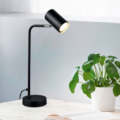 Crna stolna lampa moderna, Kaso, s prekidačem