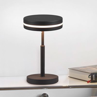 Antracit stolna lampa moderna, Marjon, 6 W, LED 3000 K, s prekidačem