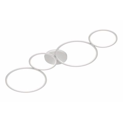 Bijela plafonjera moderna, Robon, 37 W, LED 3000 K