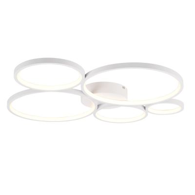 Bijela plafonjera moderna, Robon, 49 W, LED 3000 K