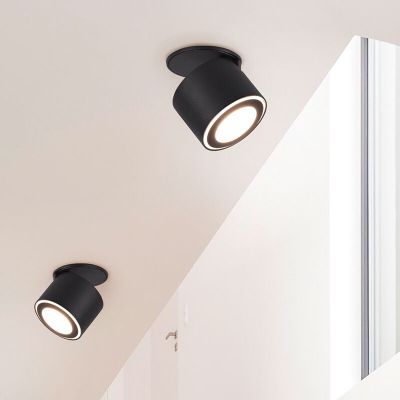 Crna plafonjera moderna, Jorno, 3,5 W, LED 3000 K