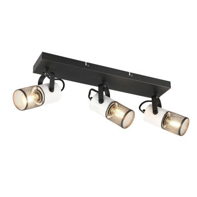 Crni stropni reflektor vintage, Marjet