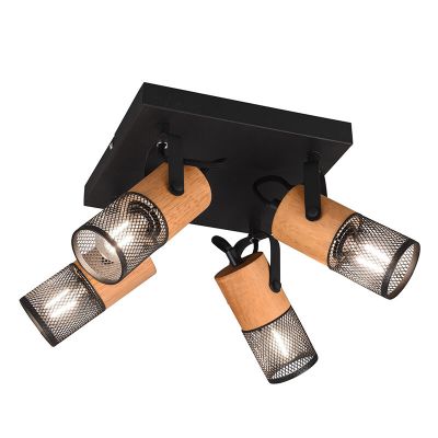 Crni stropni reflektor vintage, Jessica