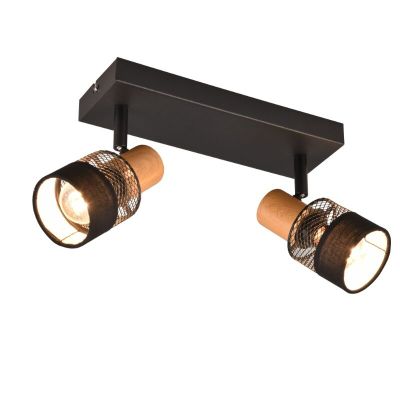 Crni stropni reflektor retro, Solmaz