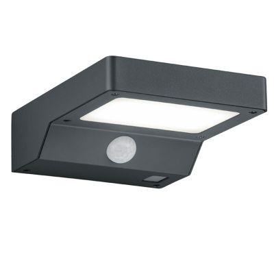 Antracit vanjska zidna lampa sa senzorom pokreta moderna, Sunita, 4,8 W, LED 3000 K, IP44