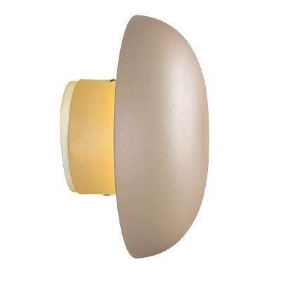 Smeđa punjiva zidna lampa metalna, Khaoula, 1,5 W, LED 3000 K, s 3-stupanjskim prigušivanjem