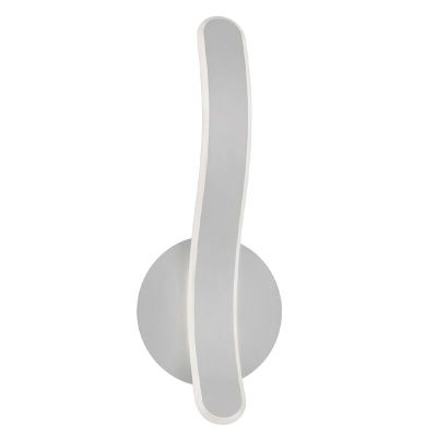 Bijela zidna lampa dizajnerska, Resy, 11 W, LED 4000 K, s 3-stupanjskim prigušivanjem
