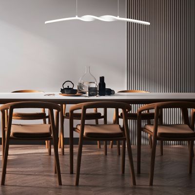 Bijela visilica dizajnerska, Quirinus, 18 W, LED 4000 K