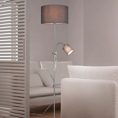 Nikalna podna lampa za čitanje moderna, Edina, s prekidačem
