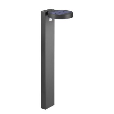 Antracit solarni rasvjetni stup moderni, Sunny, 4,5 W, LED 3000 K, IP44