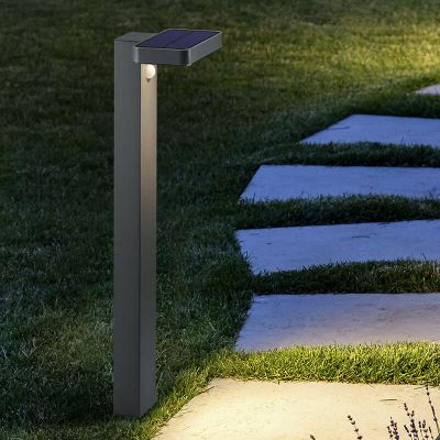 Antracit rasvjetni stup sa senzorom pokreta moderni, Summer, 4,5 W, LED 3000 K, IP44