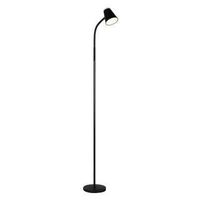 Crna podna lampa moderna, Rahul, 4,5 W, LED 3000 K, s prekidačem