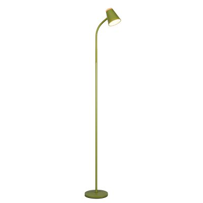 Zelena podna lampa moderna, Rahul, 4,5 W, LED 3000 K, s prekidačem