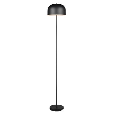 Crna punjiva podna lampa moderna, Dustin, 2,5 W, LED 3000 K, s 3-stupanjskim prigušivanjem