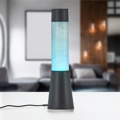 Crna stolna lampa za dječju sobu moderna, Remigius, s prekidačem