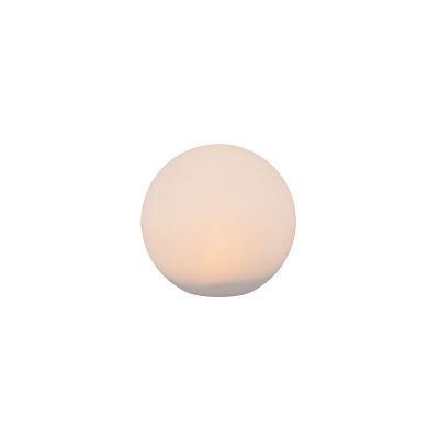 Bijela solarna lampa s šiljkom moderna, Yavuz, 0,5 W, LED RGBW, IP67, s daljinskim upravljačem