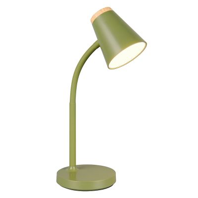Zelena stolna lampa moderna, Rahul, 4,5 W, LED 3000 K, s prekidačem