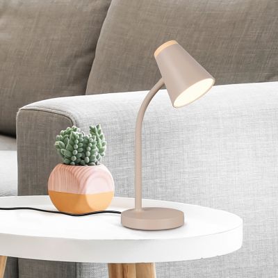 Smeđa stolna lampa moderna, Rahul, 4,5 W, LED 3000 K, s prekidačem
