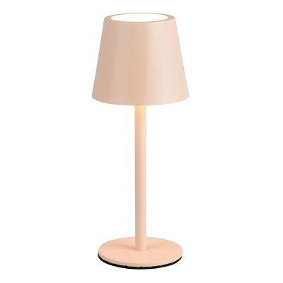 Smeđa punjiva stolna lampa metalna, Priya, 1,6 W, LED podesiv od tople do hladne bijele, s 3-stupanjskim prigušivanjem