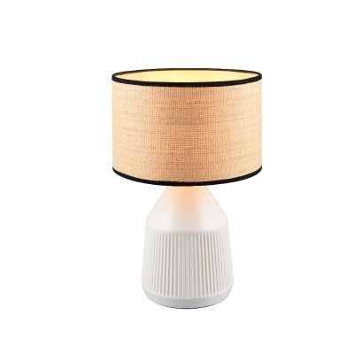 Keramička stolna lampa bijela, Shivam