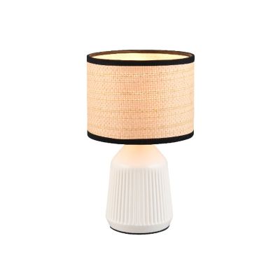 Keramička stolna lampa bijela, Shivam