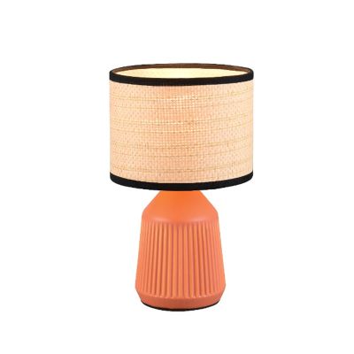 Keramička stolna lampa narančasta, Shivam