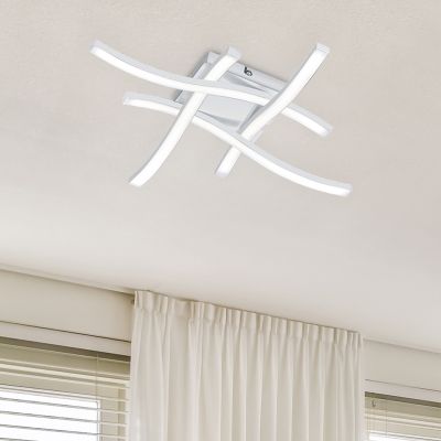 Bijela plafonjera moderna, Go, 5 W, LED 4000 K