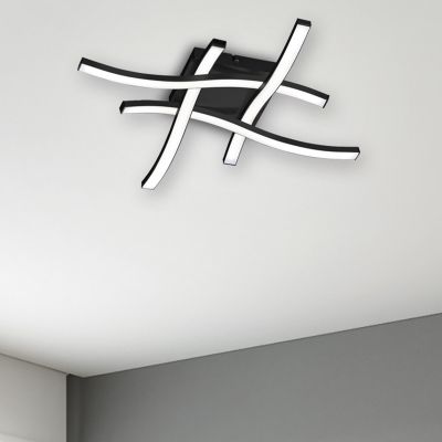 Crna plafonjera moderna, Go, 5 W, LED 3000 K