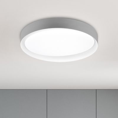 Siva plafonjera moderna, Joas, 24 W, LED podesiv od tople do hladne bijele, s daljinskim upravljačem