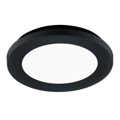 Crna stropna svjetiljka za kupaonicu moderna, Gistrup, 10 W, LED 3000 K, IP44