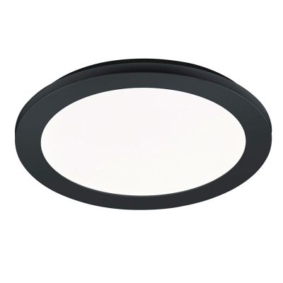 Crna stropna svjetiljka za kupaonicu moderna, Gistrup, 15 W, LED 3000 K, IP44