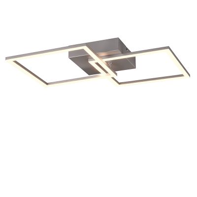Siva plafonjera moderna, Trail, 20 W, LED 3000 K