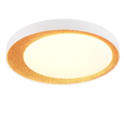 Zlata plafonjera moderna, Nurettin, 24 W, LED podesiv od tople do hladne bijele, s 3-stupanjskim prigušivanjem