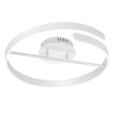 Bijela plafonjera dizajnerska, Resy, 37 W, LED 4000 K, s 3-stupanjskim prigušivanjem