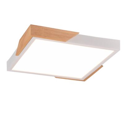 Bijela plafonjera moderna, Selinde, 20 W, LED 3000 K, s 3-stupanjskim prigušivanjem