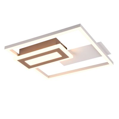 Siva plafonjera dizajnerska, Shun, 22 W, LED 3000 K