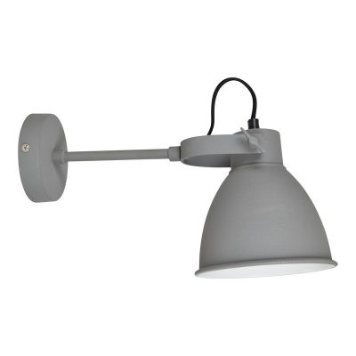Industrijska zidna lampa siva, Locker