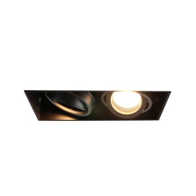 Moderna ugradbena lampa bez ukrasa crna, Joost