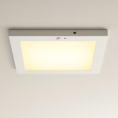Plastična stropna rasvjeta sa senzorom bijela, Luan, 20 W, LED 3000 K