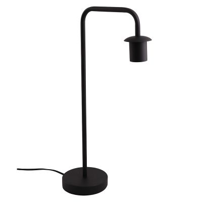 Aluminijska stolna lampa bez sjenila crna, Rika