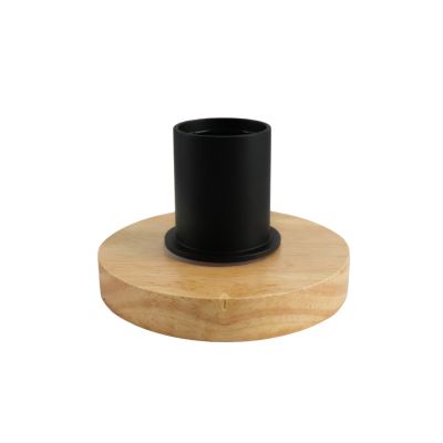 Drvena stolna lampa bez sjenila, Rika